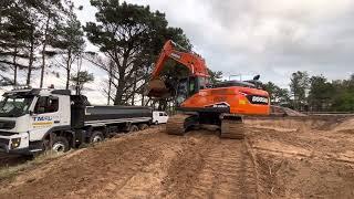 The Doosan DX225LC Crawler Excavator