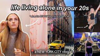 the TRUTH about trying to do it all in your 20s in new york city (busy days in my life living alone)