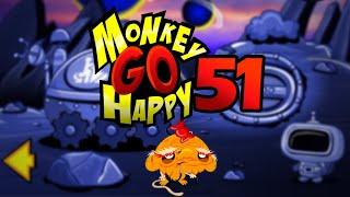 Игра "Счастливая Обезьянка 51" (Monkey GO Happy 51) - прохождение