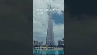 Dubai's Burj Khalifa is the world's tallest building #shorts  #shortsvideo