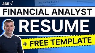 How to Write the Perfect Financial Analyst Resume