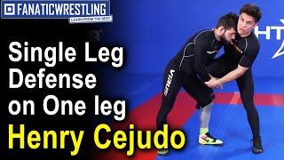 Single Leg Defense on One Leg by Henry Cejudo