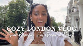 COZY LONDON VLOG South Kensington, Hjem, Girl Dinner & Brunch | A Florida Gal Abroad