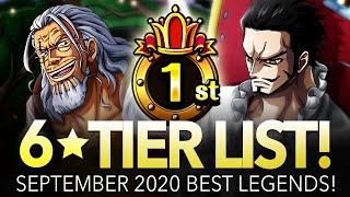 GLOBAL TIER LIST! Best Legends September 2020! (ONE PIECE Treasure Cruise)