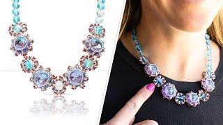 Spinning Wheel Necklace - DIY Jewelry Making Tutorial by PotomacBeads
