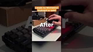 Keychron K4 using O-ring, lubricant, rubber and tape mod