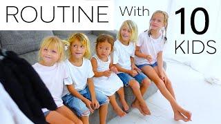 Our getting ready ROUTINE with 10 KIDS / Chickenpox Again | MOM OF 10