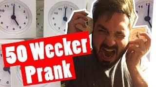 Prank: 50 Wecker 5 Uhr morgens || „Das schaffst du nie!“