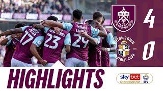 Clarets Dominate 10-Man Hatters In Four Goal Rout | HIGHLIGHTS | Burnley 4-0 Luton Town
