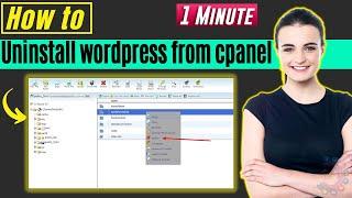 How to uninstall wordpress from cpanel 2024