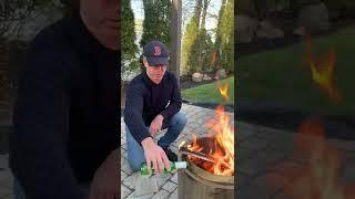 RevWood burn resistance demo showing their extreme tolerance to embers and cigarettes.