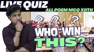 All poem class 12 MCQ | Quiz competition | poems class 12 th by Rahul Dwivedi