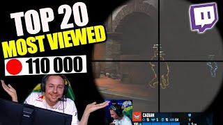 TOP 20 MOST WATCHED CS:GO TWITCH CLIPS OF IEM Rio 2023!