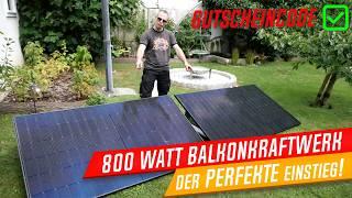 Balkonkraftwerk Yuma Flat 990+ 800 Watt - hochwertige Komponenten - Kaufempfehlung + GUTSCHEINCODE!