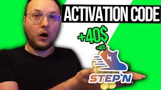 So bekommst du deinen STEPN ACTIVATION CODE - 40$ am Tag 2 mit Spazieren gehen