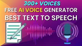 Free Text to Speech Converter Download | Best Free AI Voice Generator Download | 300+ Voice for TTS