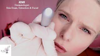 A Relaxing ASMR Dermatologist Skin Exam & Facial