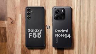 SAMSUNG Galaxy F55  vs  Redmi Note 14 Full Comparison