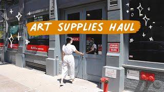 NYC Art supplies haul! - Blick Art Material