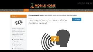 Mobile Home Formula - Online Training & 1-0n-1 Partnering