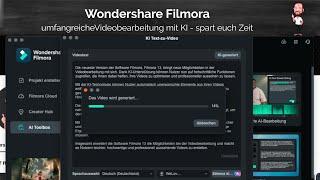 Wondershare Filmora | video editing with AI | extensive functions save you time