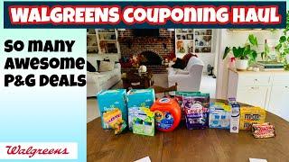 WALGREENS COUPONING HAUL/  Getting all these awesome p&g deals  Learn Walgreens Couponing