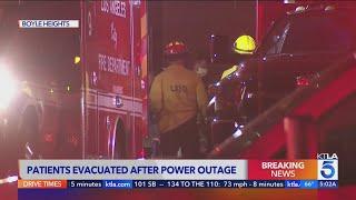 Power outage forces critical condition patients from Boyle Heights hospital