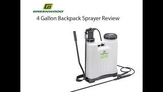 Harbor Freight Greenwood 4 Gallon Backpack Sprayer Review