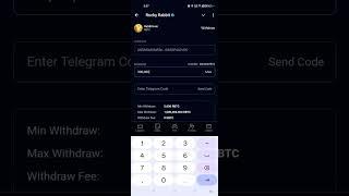 Rocky Rabbit Withdrawal RBTC Token | Rocky Rabbit Enter Telegram Code Kya Hai | Rocky Rabbit RBTC