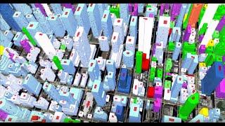 Cube Cities floor-level visualization - Midtown Manhattan demo
