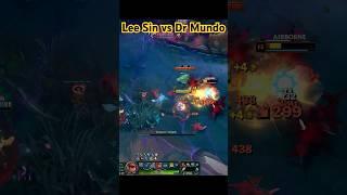 Lethality Lee Sin vs Dr Mundo#lol #gaming #noxus #league #lolshorts #lee #mundo #1v1 #shorts #lofi