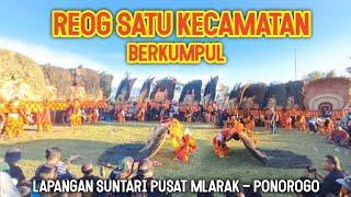 HOREG POLL LUR‼️ BARONGAN REOG SEKECAMATAN BERKUMPUL DI LAPANGAN SUNTARI MLARAK PONOROGO