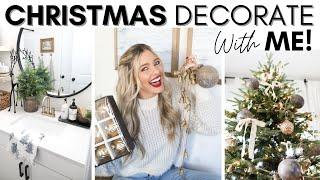 CHRISTMAS DECORATE WITH ME PART 4 || TREE DECORATING || DIY ORNAMENT || HOLIDAY DECOR IDEAS