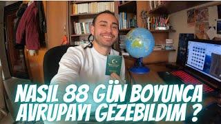 Nasıl Parasız 88 Gün Boyunca Avrupa'yı Gezebildim ? Seyahat İpuçları ! #70