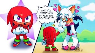 Rouge Meets Baby Knuckles - Knuckles x Rouge (Knuxouge) Comic Dub Compilation [Violetmadness]