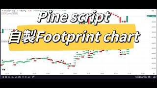 Trading View｜pine script｜自製footprint chart｜Daytrade應用方法｜麥振威