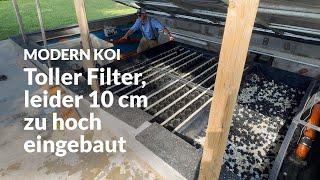 Sebastian Filter mit hydraulischen Problemen | Modern Koi Blog #7223