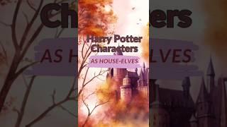 "Harry Potter Characters as House-Elves️" created  by AI #ai #hogwarts #leonardo #harrypotter