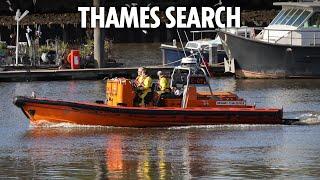 Man in 60s missing in Thames hours after boat capsized & 6 fell in river