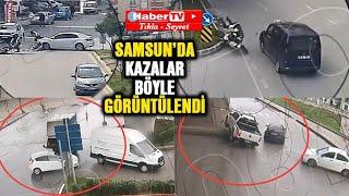 Samsun'da kazalar böyle görüntülendi - Samsun Haber - Samsun Haber Gazetesi