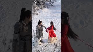 Dancing on snow in the winter️ #慕胥辞 #LoveBeyondTheGrave #迪丽热巴 #陈飞宇 #Dilraba #ChenFeiyu