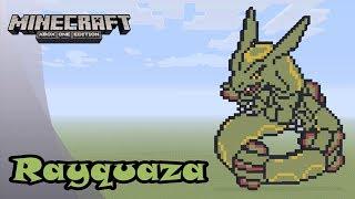 Minecraft: Pixel Art Tutorial and Showcase: Rayquaza (Pokemon)