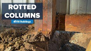 How To Replace A Rotted Pole Barn Column