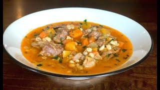 Beef & Barley Soup | Christine Cushing