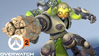 Orisa Rework Gameplay - Overwatch 2 PvP Beta