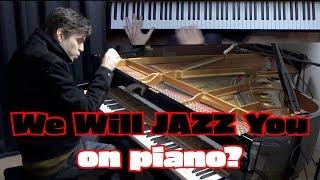 Jacob Koller - We Will Rock You by Queen - Jazz Piano Cover