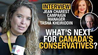 Tasha Kheiriddin at the Conservative Party leadership convention