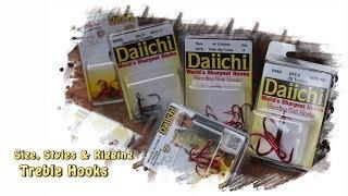 Sizes, Styles & Rigging Daiichi Treble Hooks featuring Brad Wiegmann