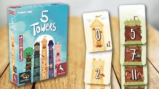 5 TOWERS - Spielregeln TV (Spielanleitung Deutsch) - PEGASUS SPIELE (DEEP PRINT) 5 Türme