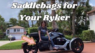 Do Saddlebags Fit on Your Can-Am Ryker?